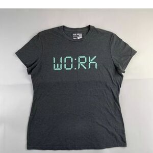 Adidas women work time tee shirt women's size L